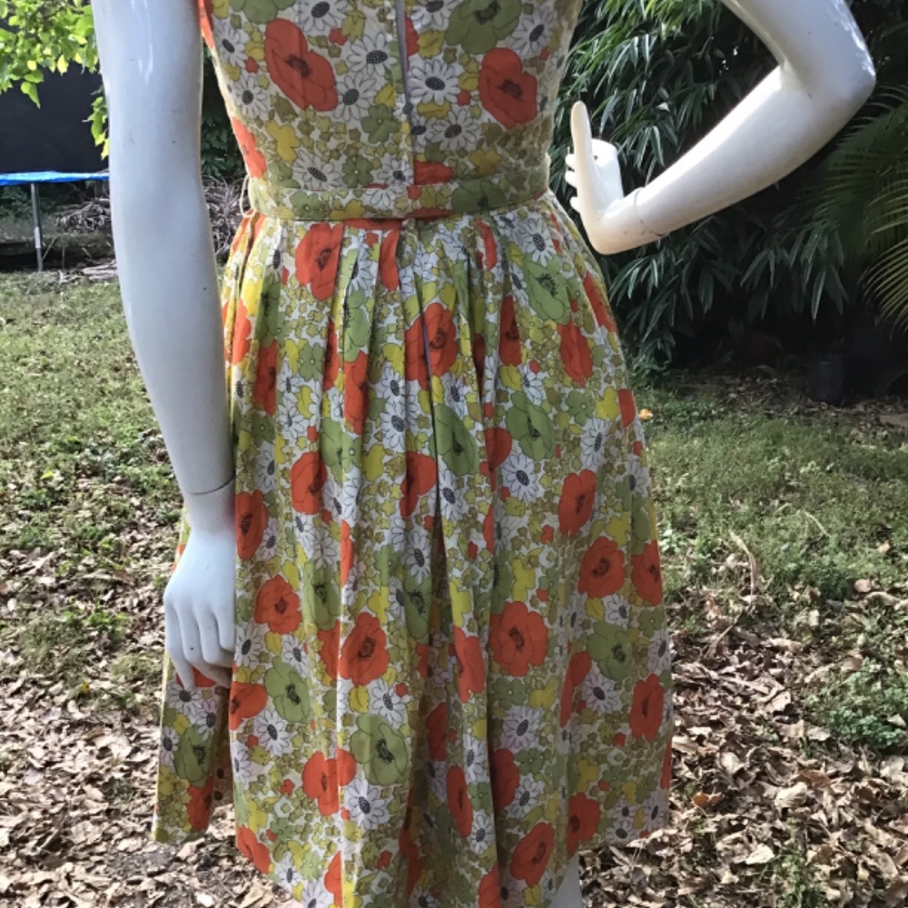 Vintage 1950s Cotton Dress - image 6